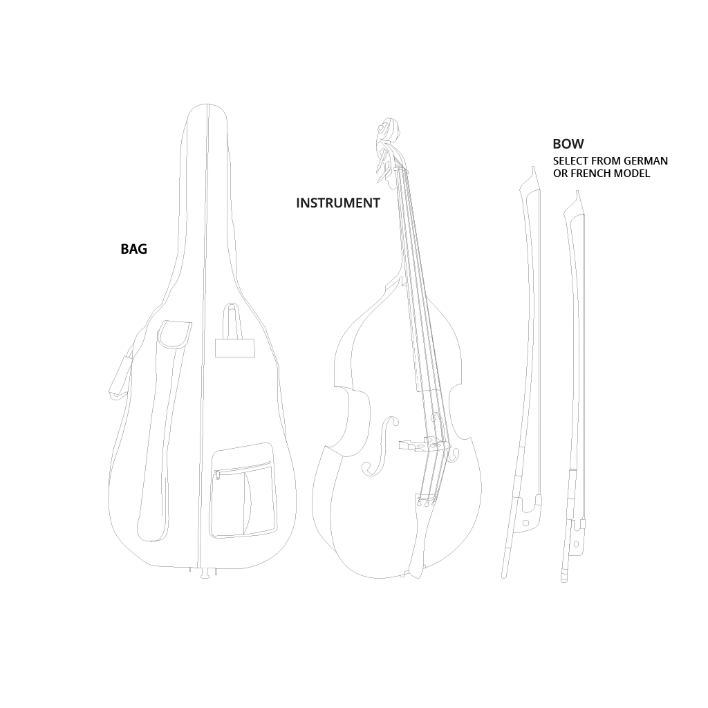 Virtuoso Double Bass Outfit - Image 4